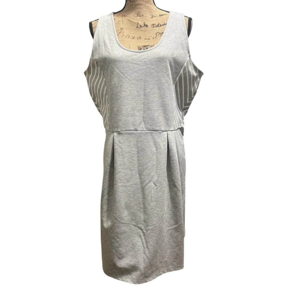 GAP Gray Sleeveless Sheath Dress - Picture 1 of 5